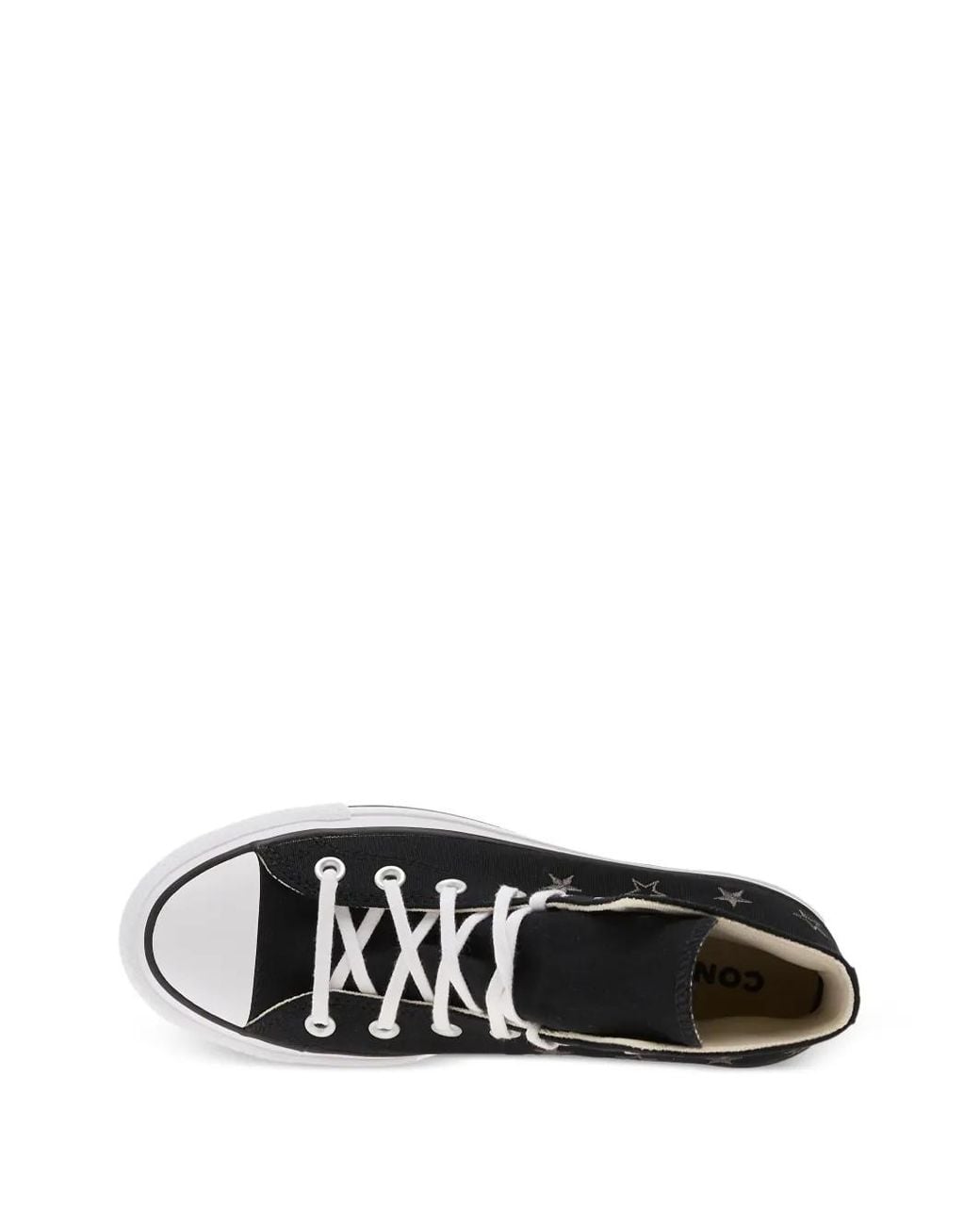 Baskets Chuck Taylor À Plateforme Converse en coloris Black