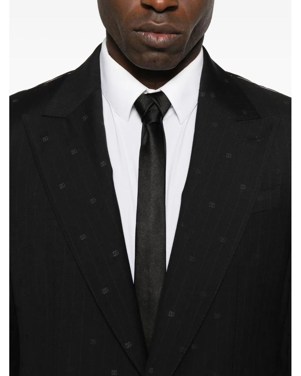 Dolce & Gabbana Black 'Monogram' Dress for men