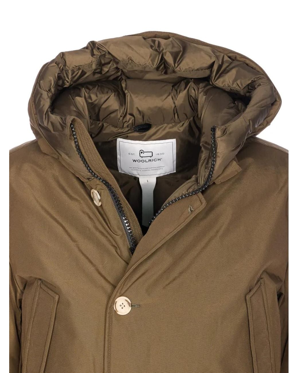 Woolrich Brown Artic Parka for men