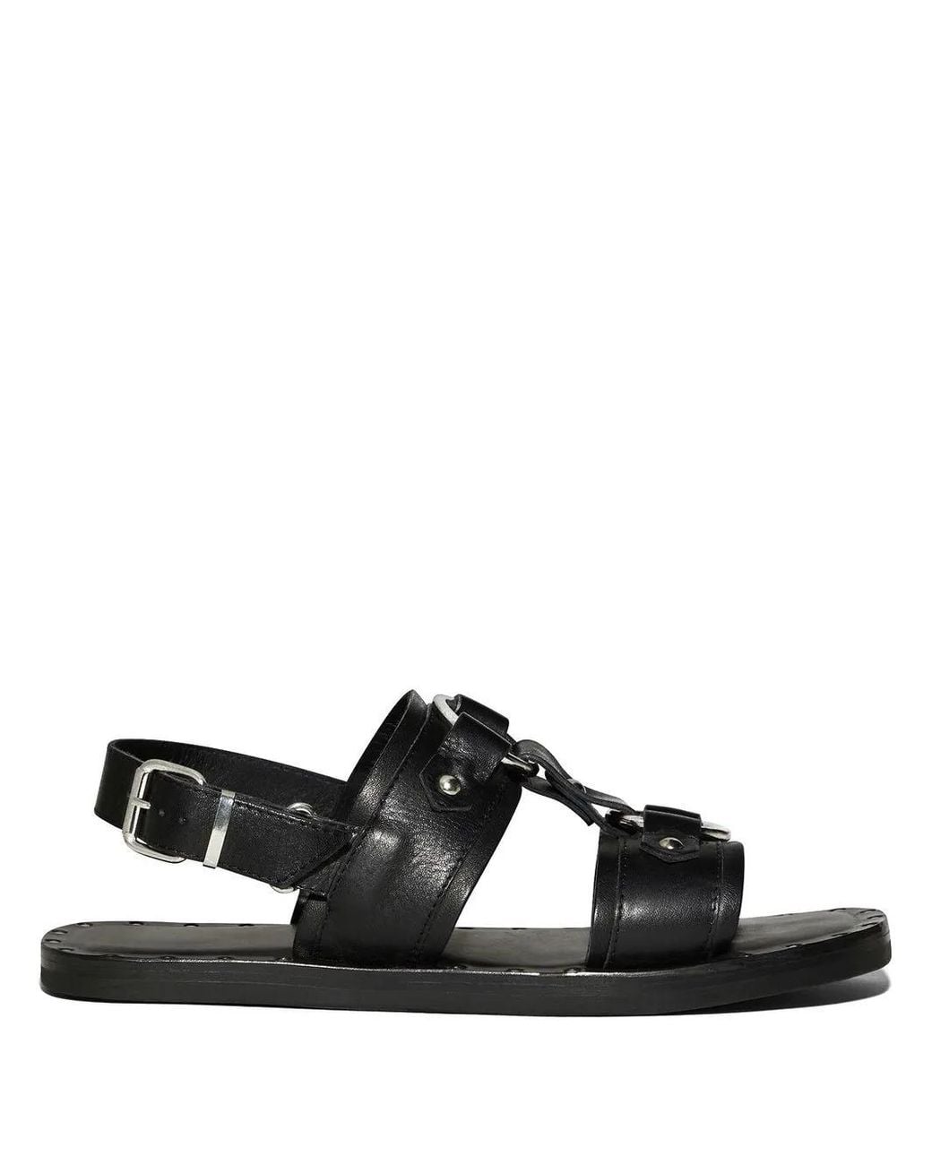 Sandali Con Borchie di DSquared² in Black da Uomo