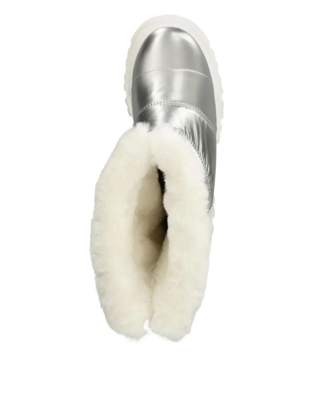 Buffalo White Gesteppte Stiefel