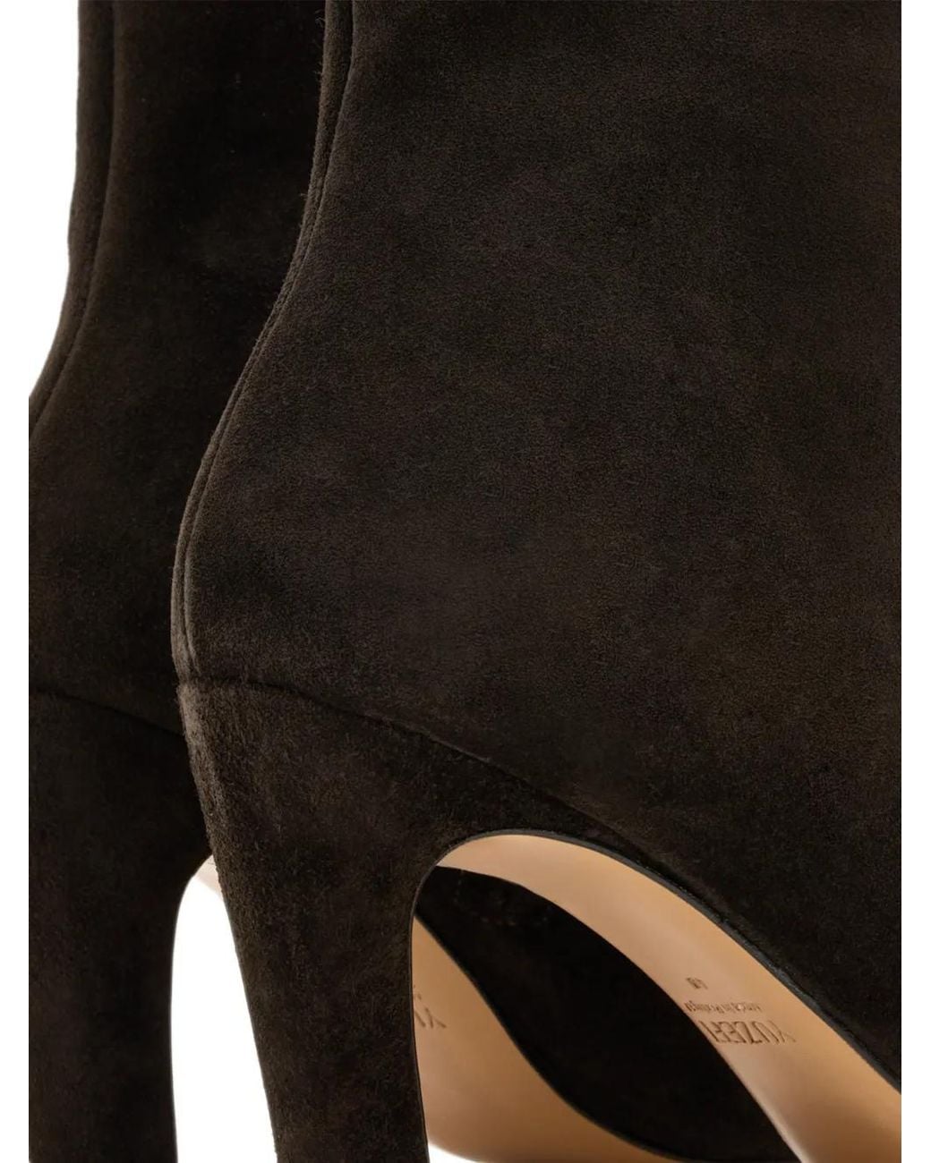Yuzefi Black Khane Suede Ankle Boots