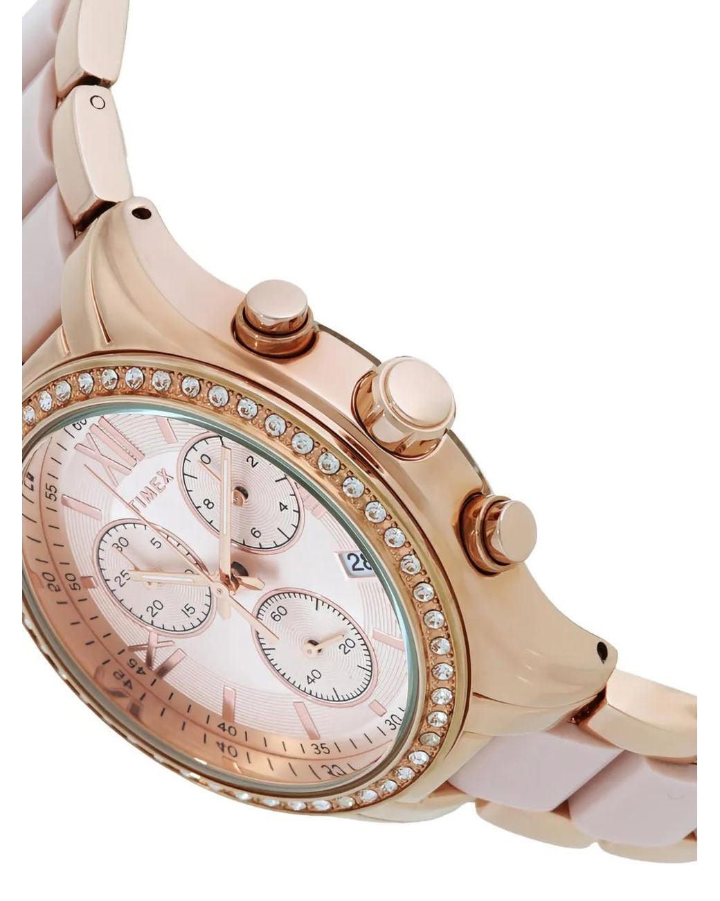 Timex Metallic Chronograph 38Mm Watch