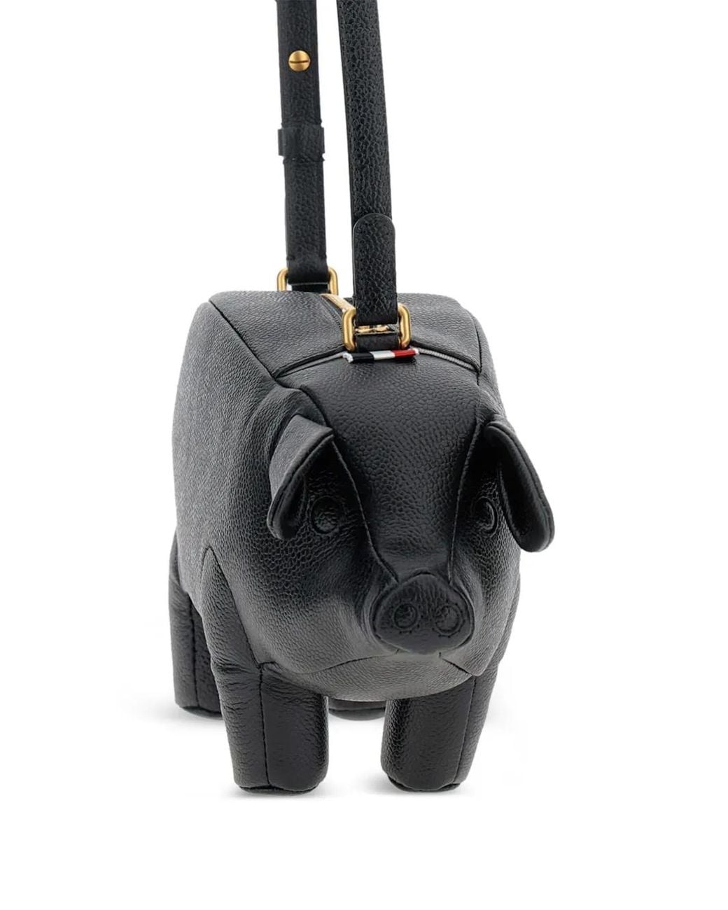 Borsa Baby Pig di Thom Browne in Black