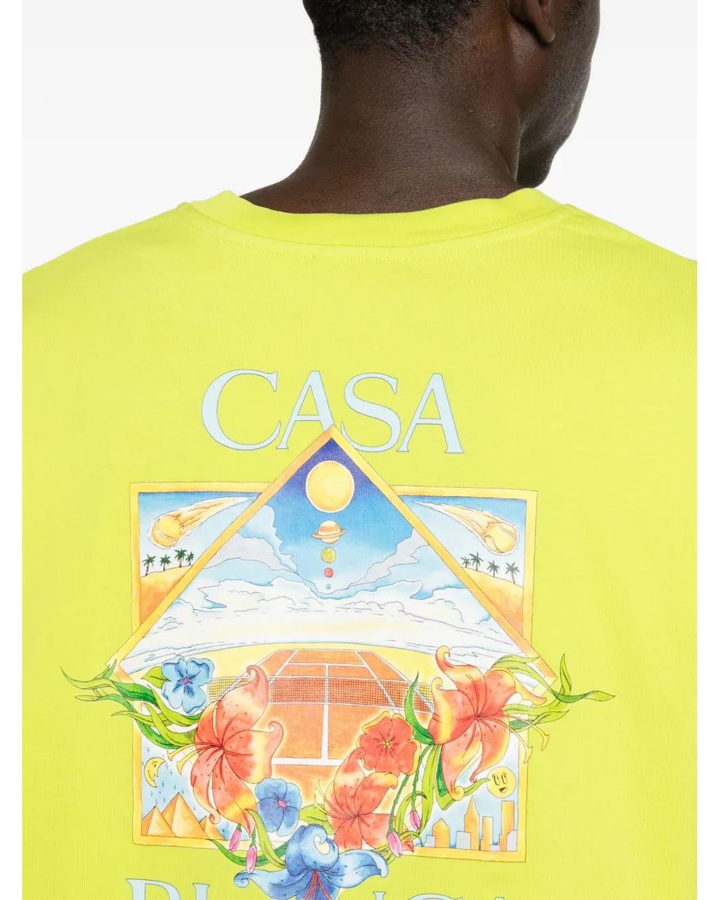 Casablanca Yellow Flower Court Organic Cotton Classic for men