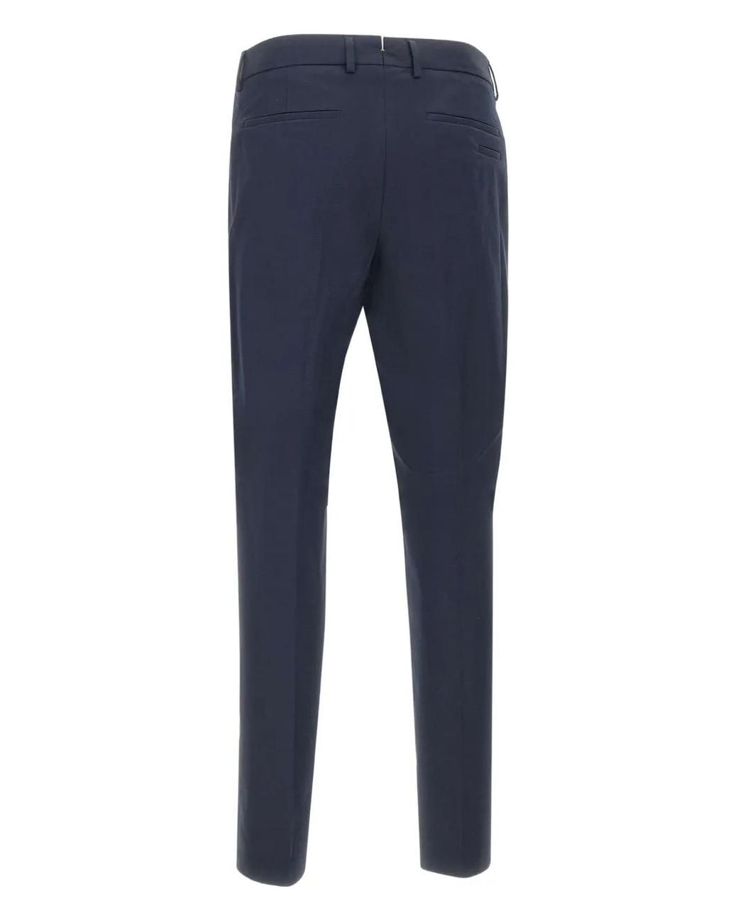 Boss Blue Zip-Fly Trousers for men