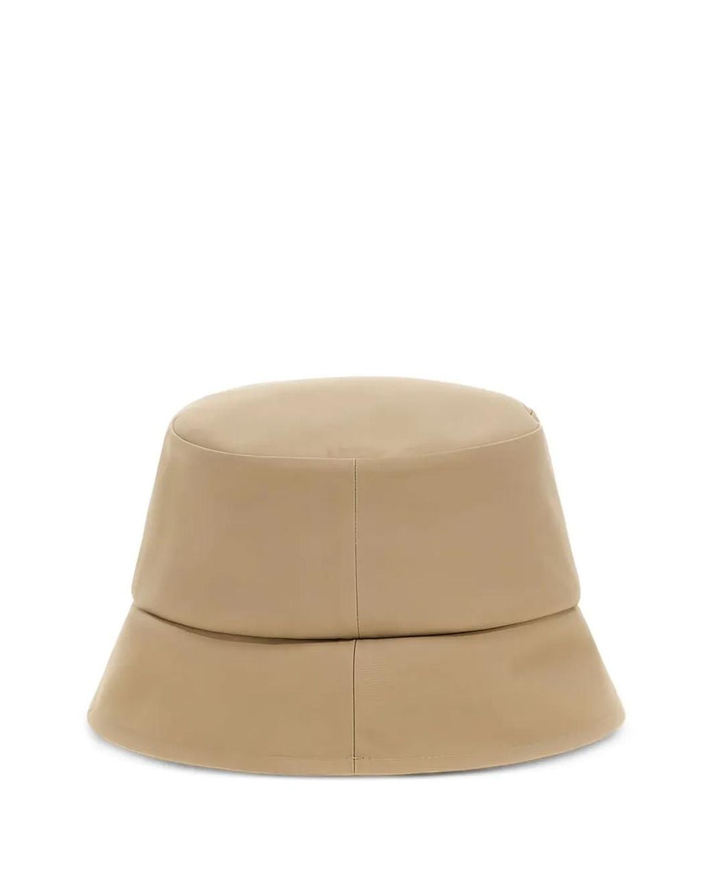 Roberto Cavalli Natural Embroidered-Logo Bucket Hat