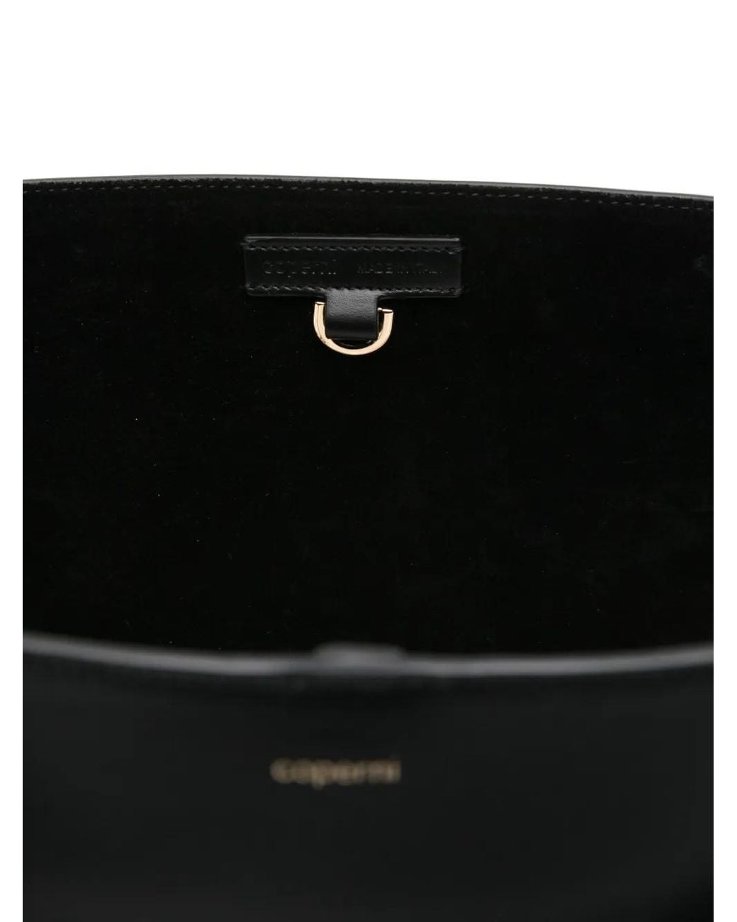 Coperni Black Medium 'Belt Cabas' Shopping Bag