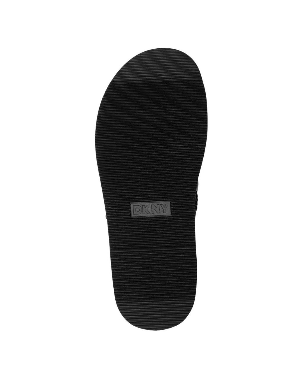 DKNY Black Brucian Platform Espadrilles