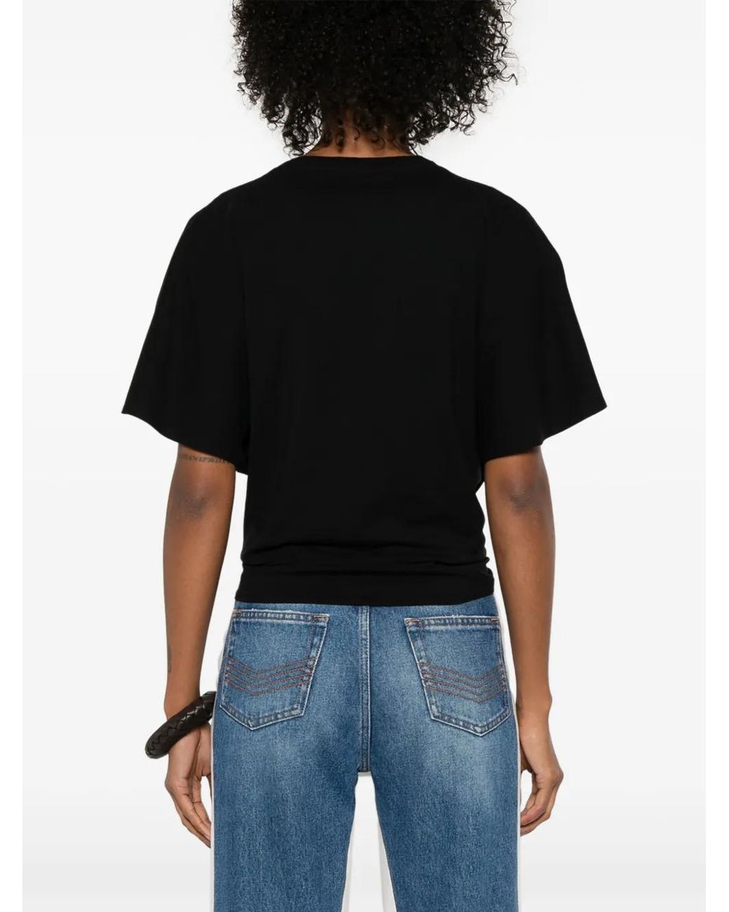Stella McCartney Black Pineapple Cotton T-Shirt