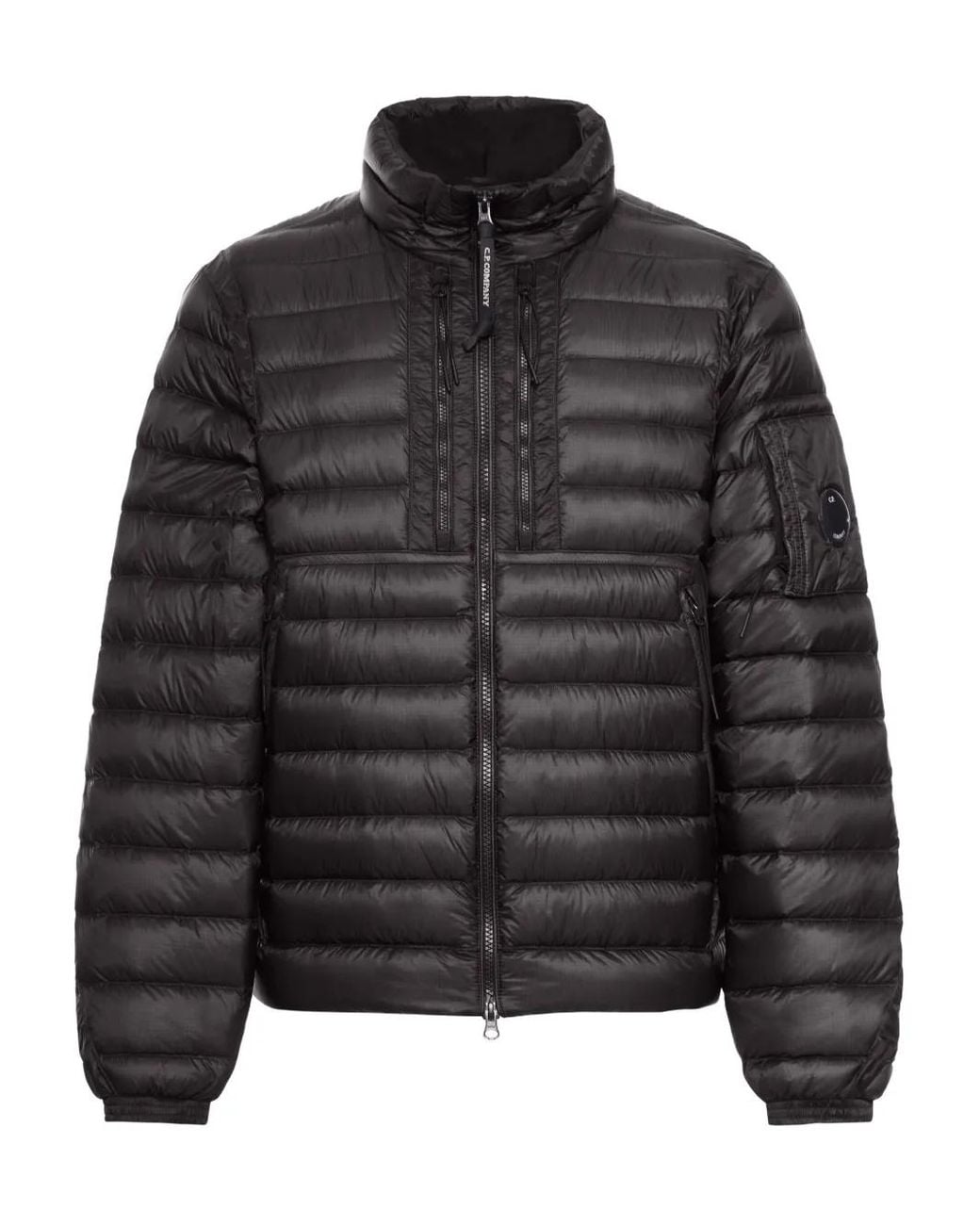 C.P. Company D.D. Shell Goggle Down Jacket in Black for Men | Lyst