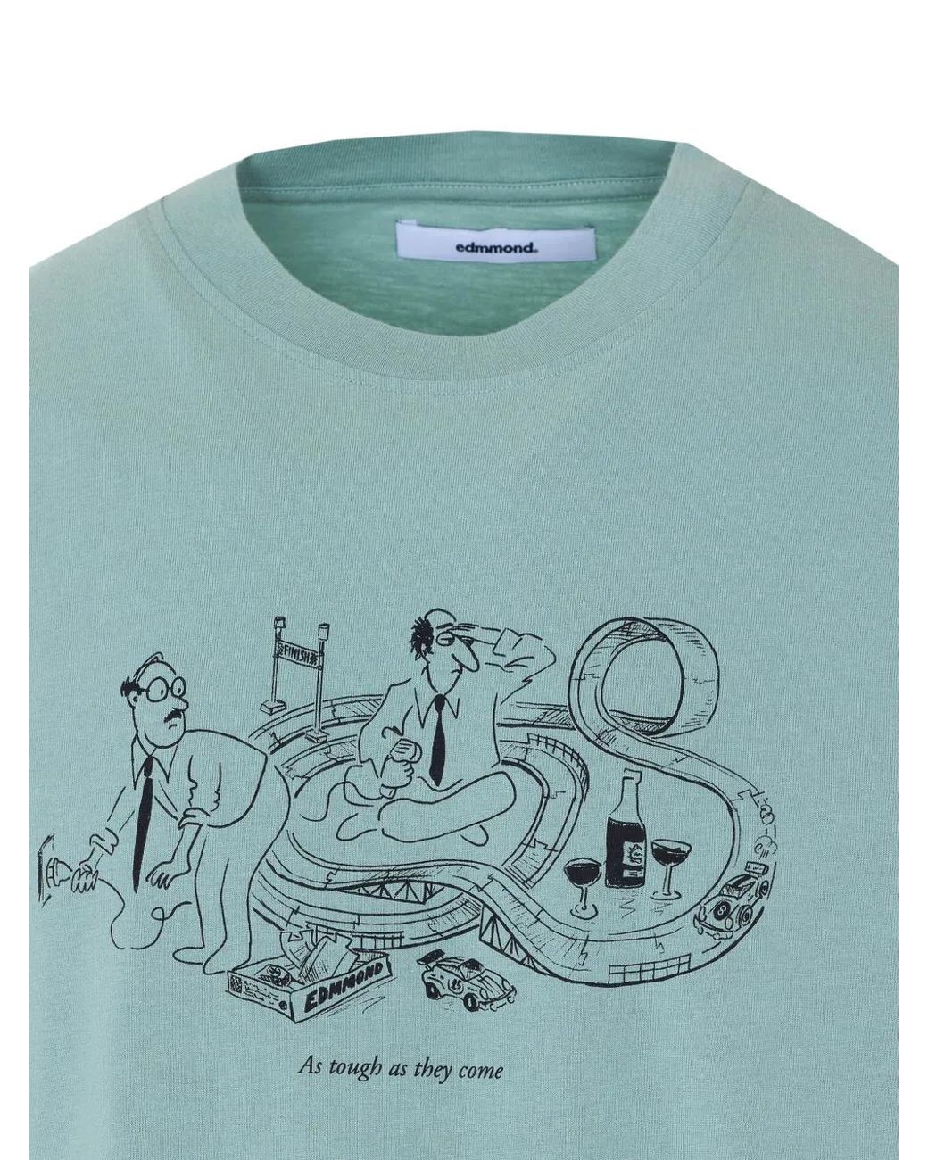 Edmmond Studios Blue Scalextric Graphic-Print T-Shirt for men