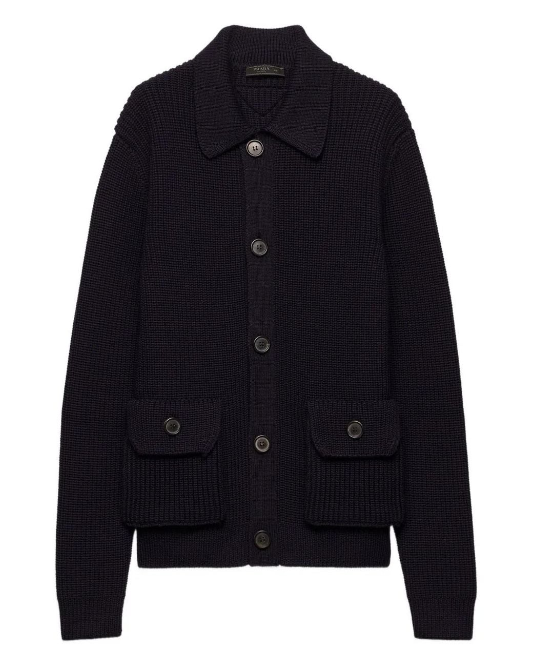 Prada Blue Cardigan for men