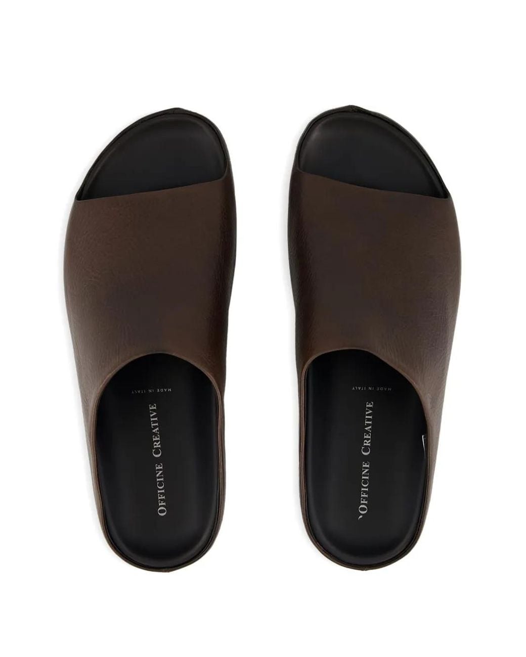 Officine Creative Brown Babouche 002 Sandals for men