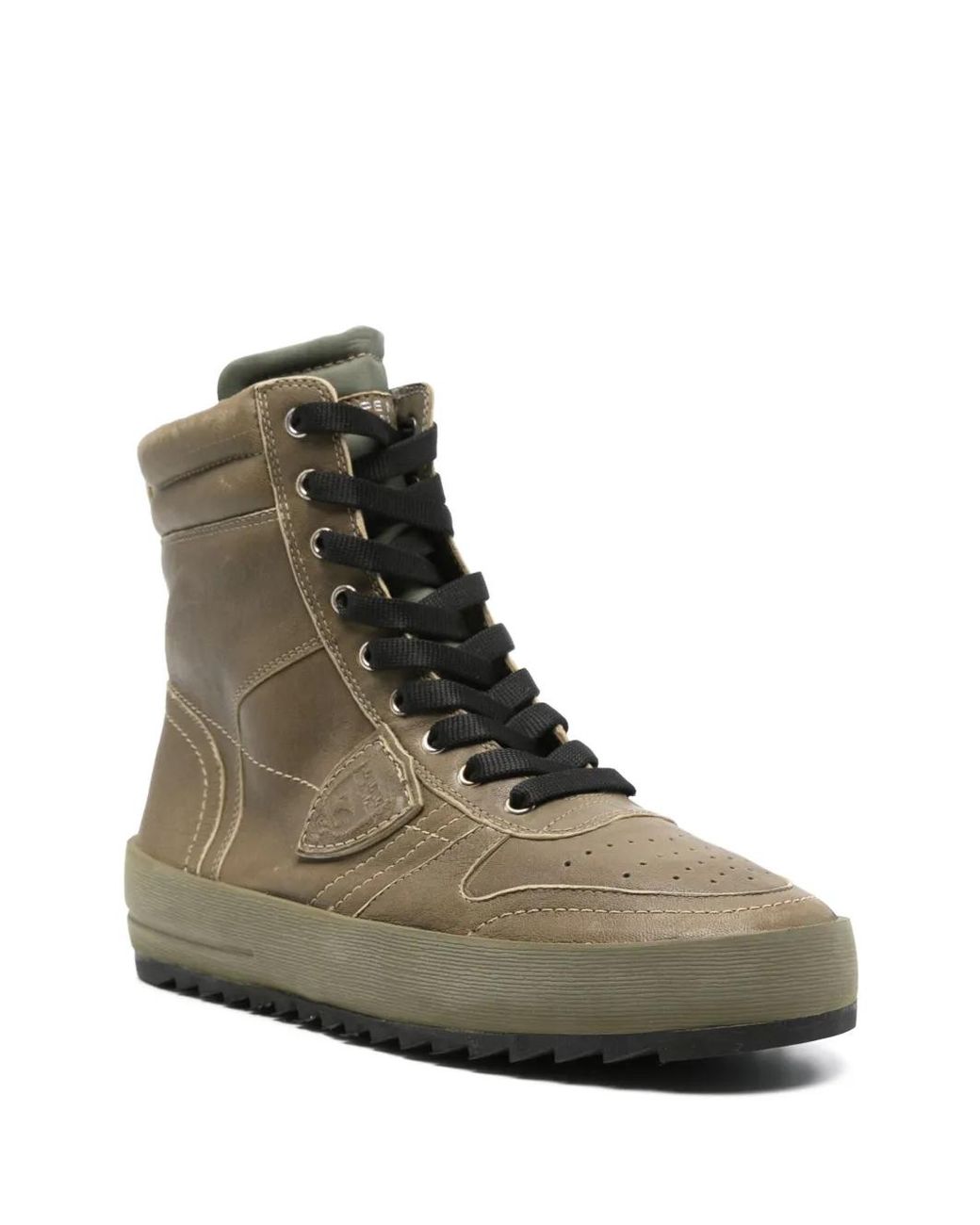 Philippe Model Brown Nice Hi-Top Sneakers for men