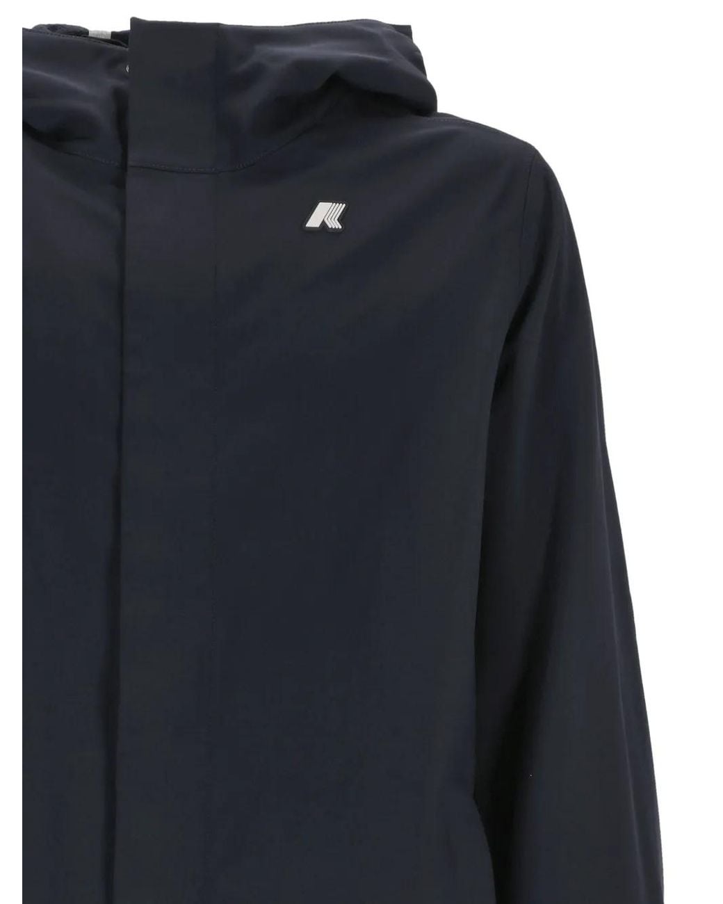 K-Way Blue Hooded Jacket