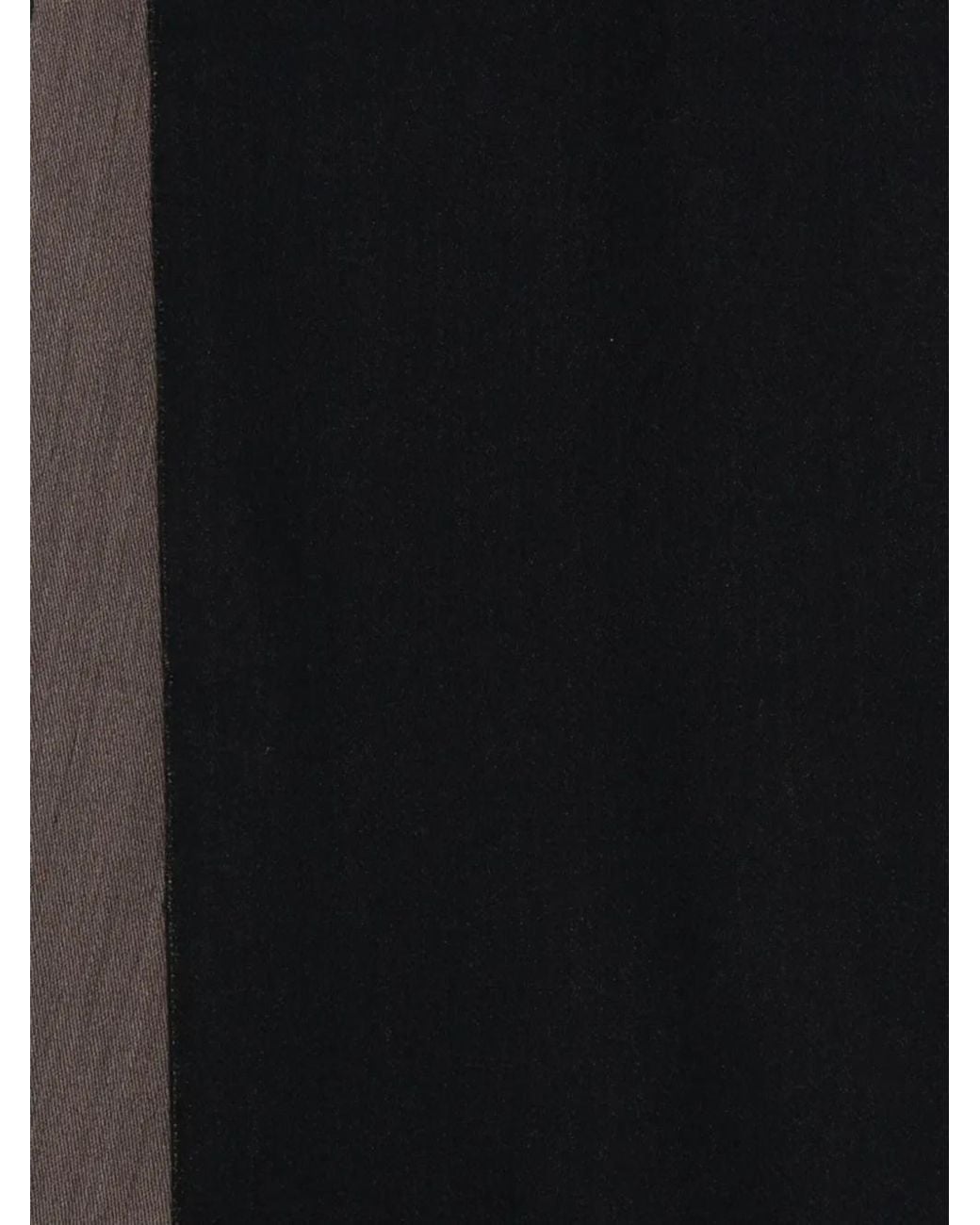 Paul & Shark Black Two-Tone Wool Scarf for men