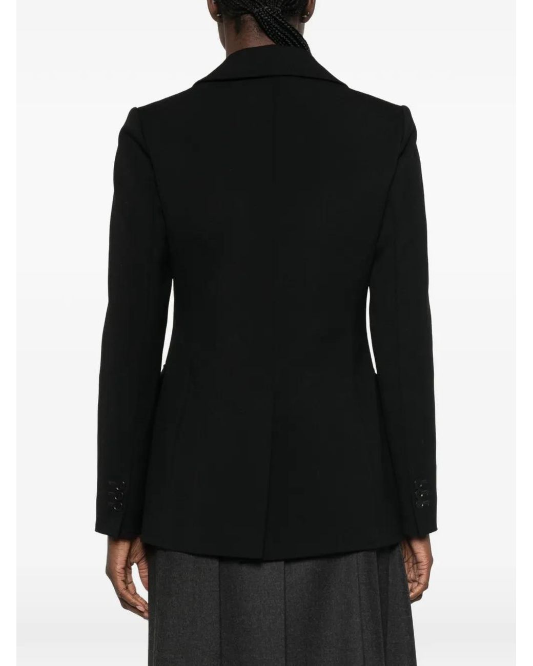 P.A.R.O.S.H. Black Single-Breasted Blazer