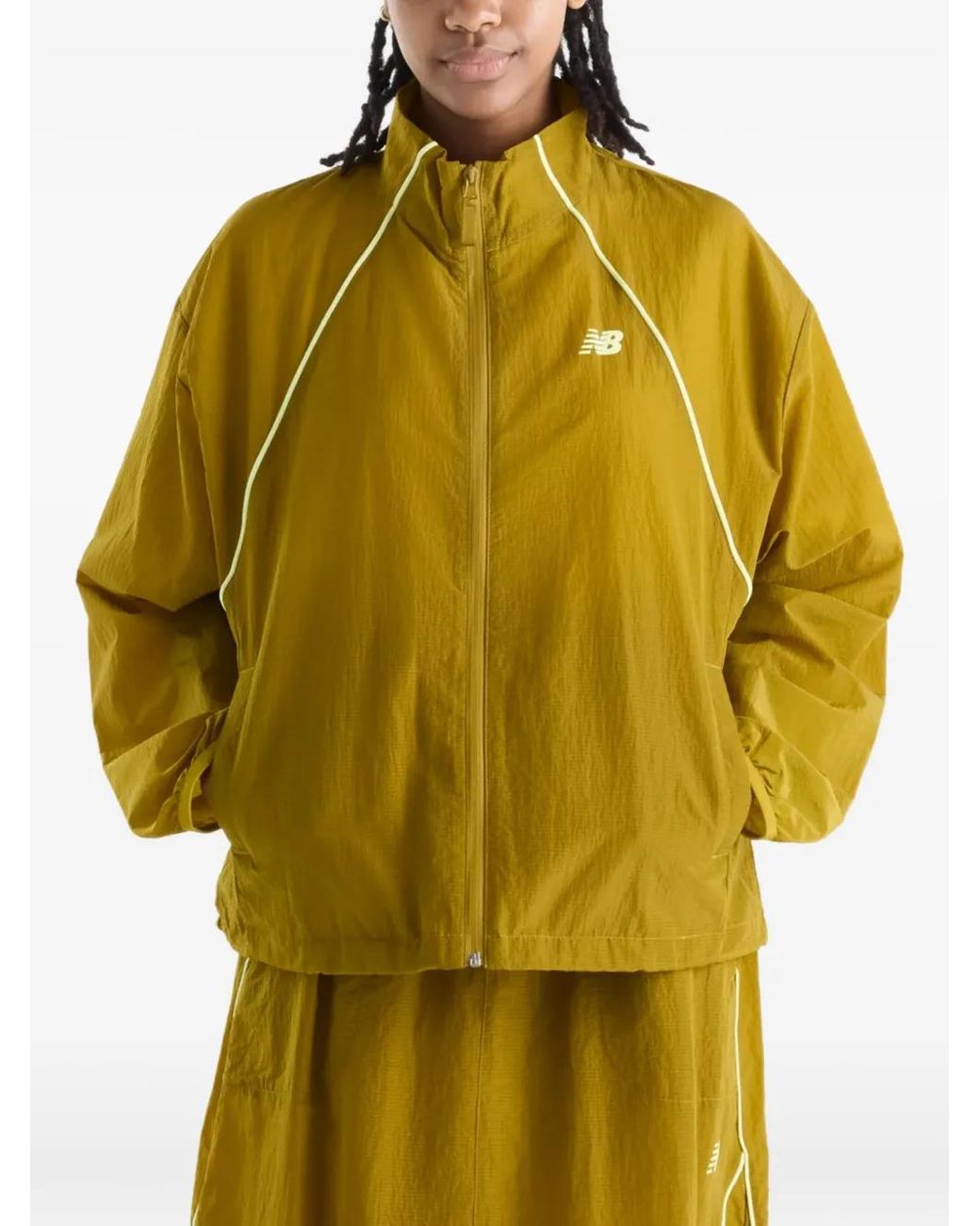 New Balance Yellow Sport Legacy Jacket
