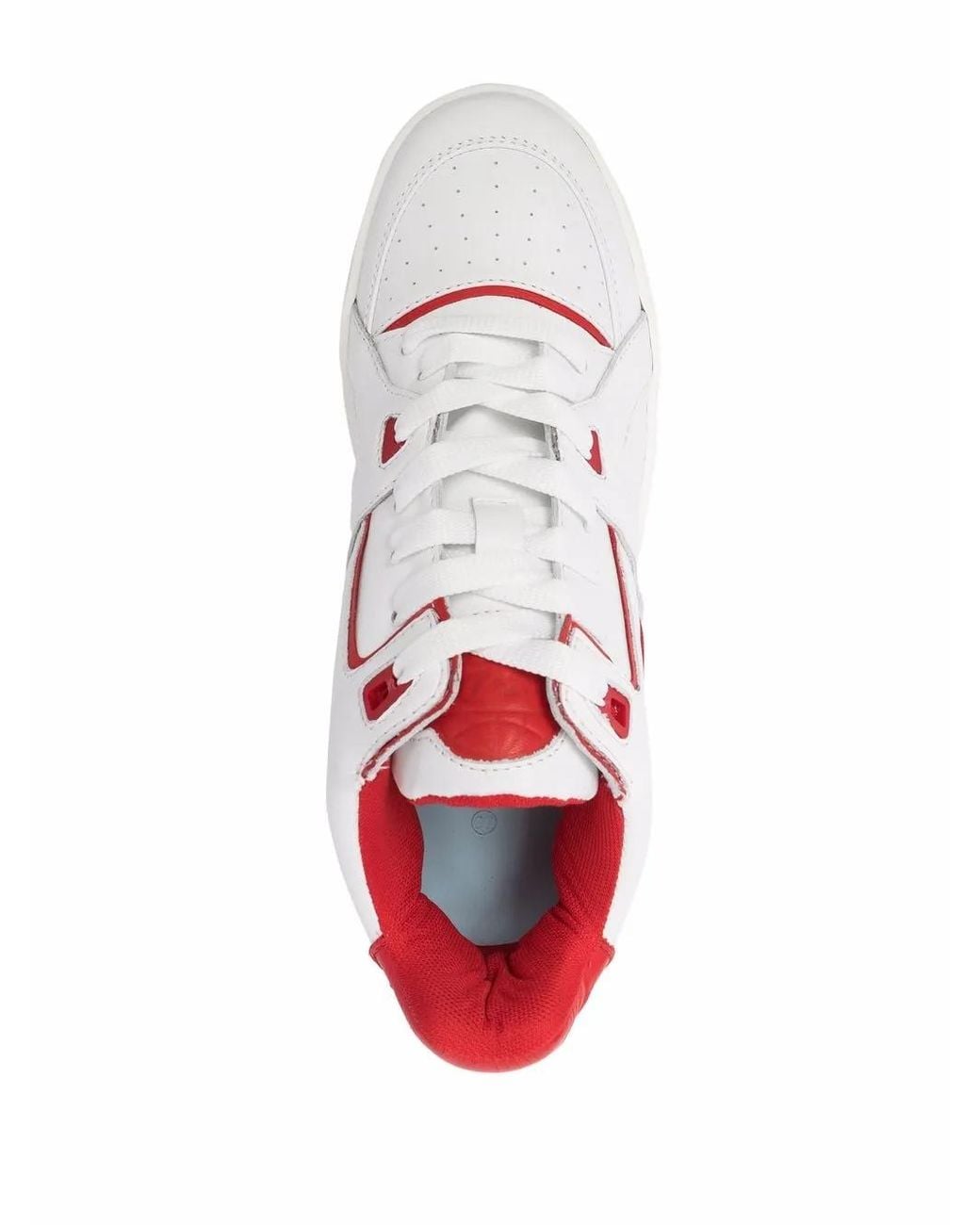 Just Don White Basketball Courtside High-Top Sneakers