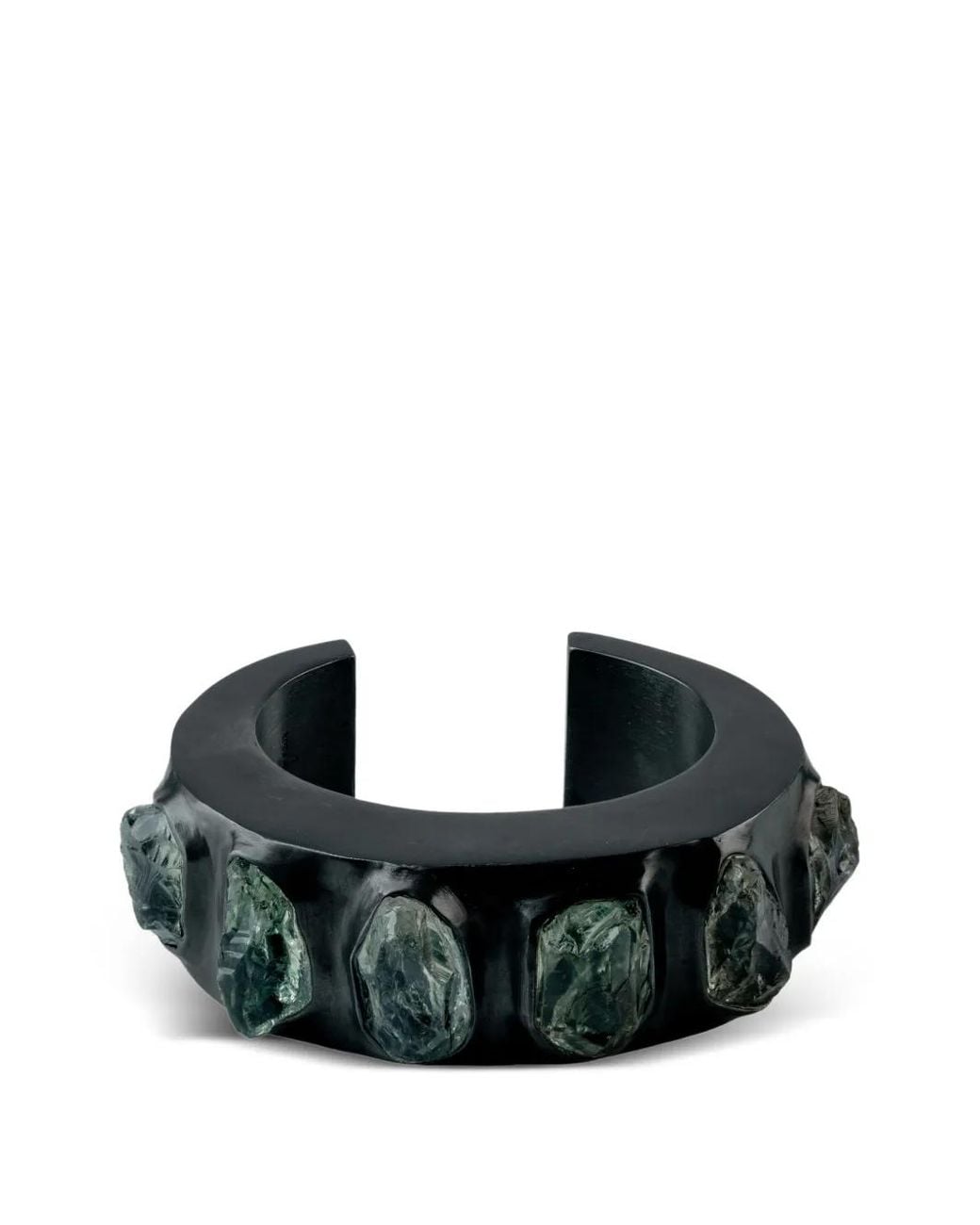 Parts Of 4 Black Surfaced Crescent Bracelet