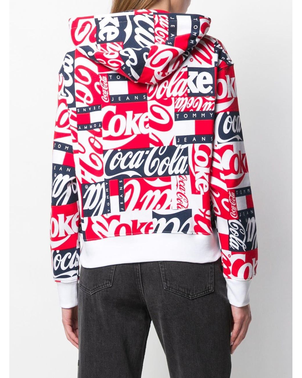 Tommy Hilfiger Denim Tommy x Coca Cola Kapuzenpullover in Weiß | Lyst DE