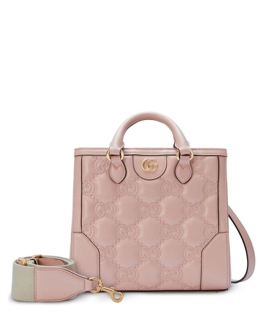 Gucci GG Logo-embossed Mini Tote Bag in Pink | Lyst Australia