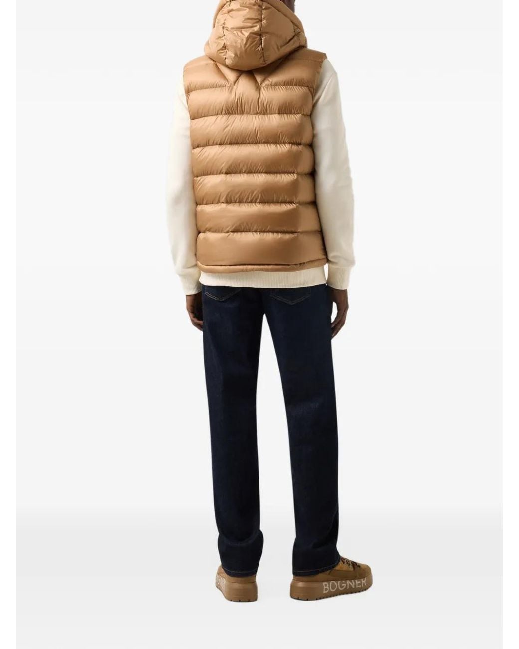 Bogner Brown Holger Quilted Down Gilet for men