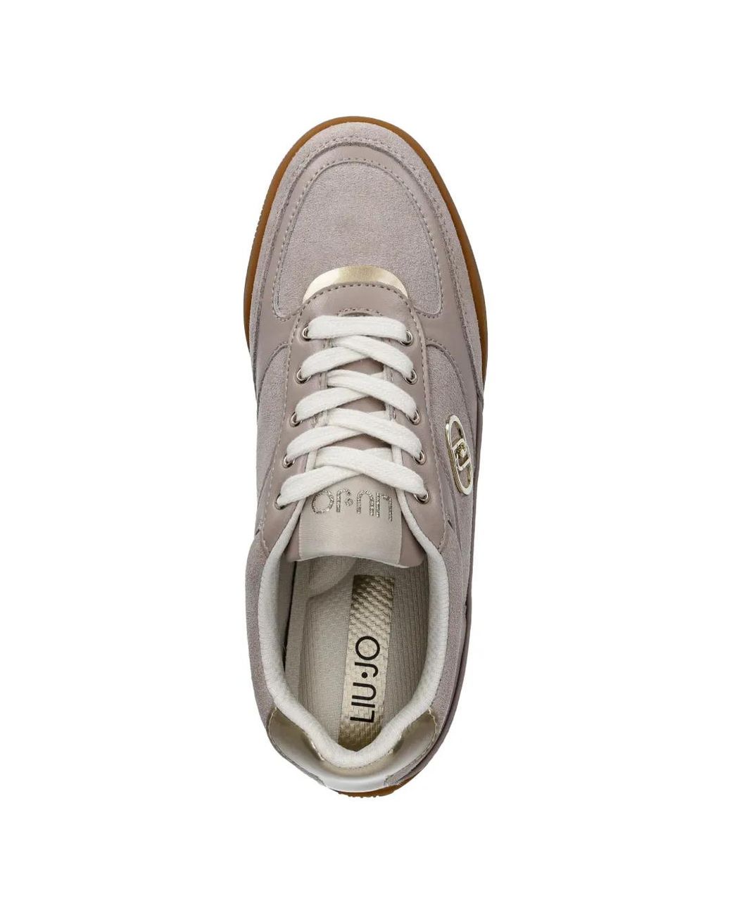 Liu Jo White Suede Sneakers