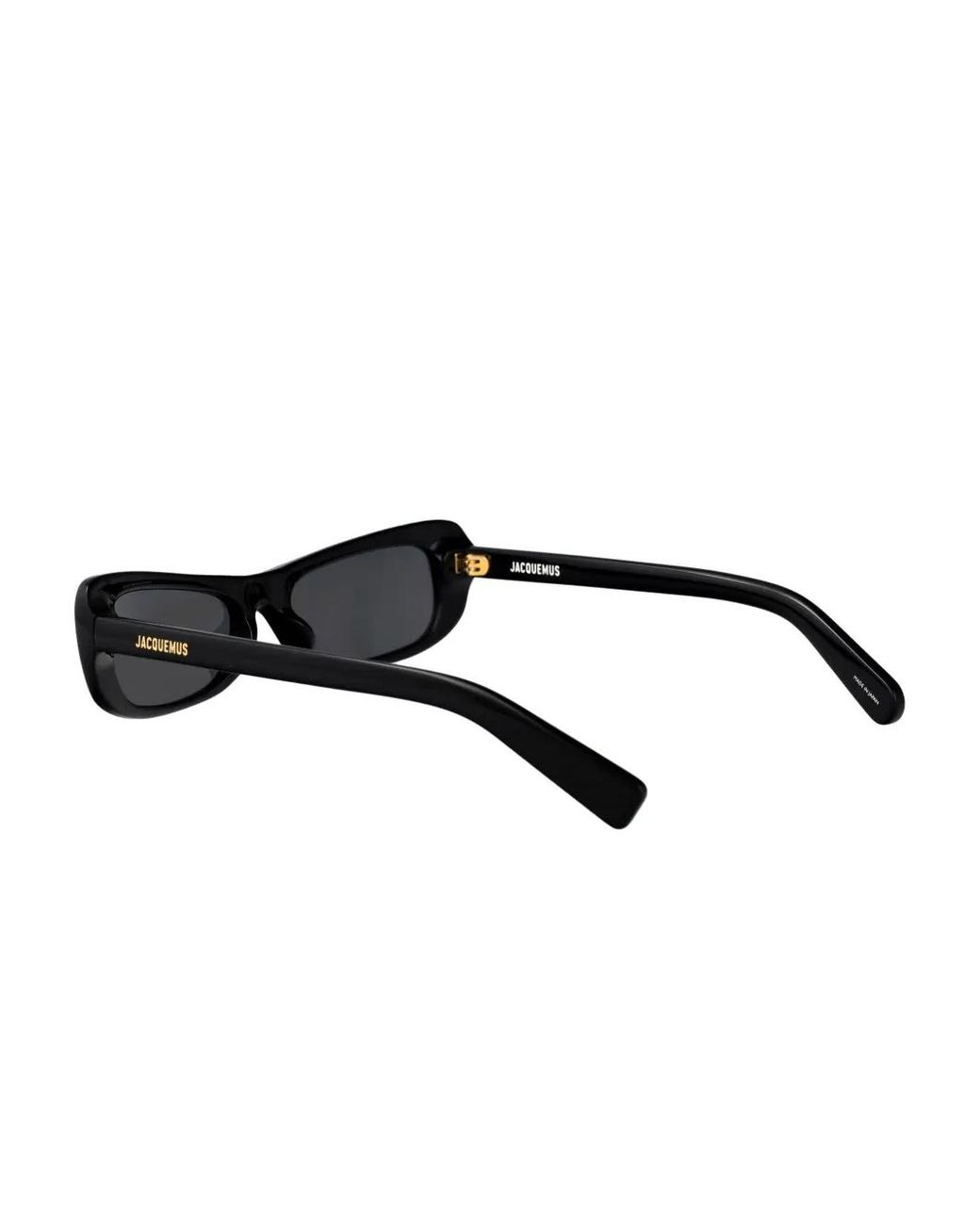 Jacquemus Black Rectangle-Frame Sunglasses