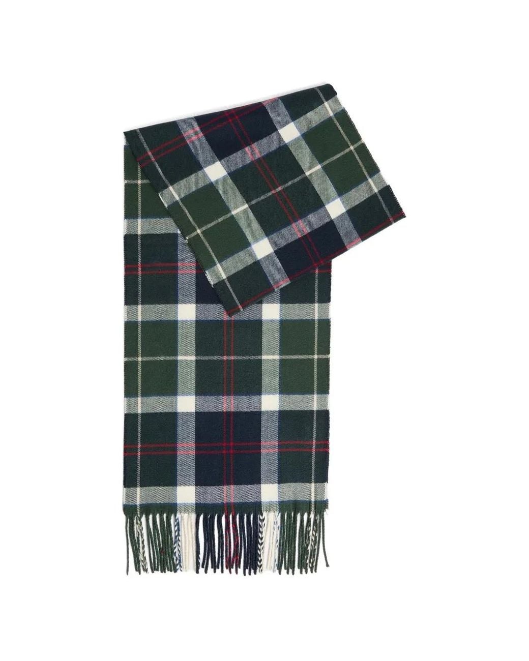 Barbour Green Galingale Tartan Scarf for men