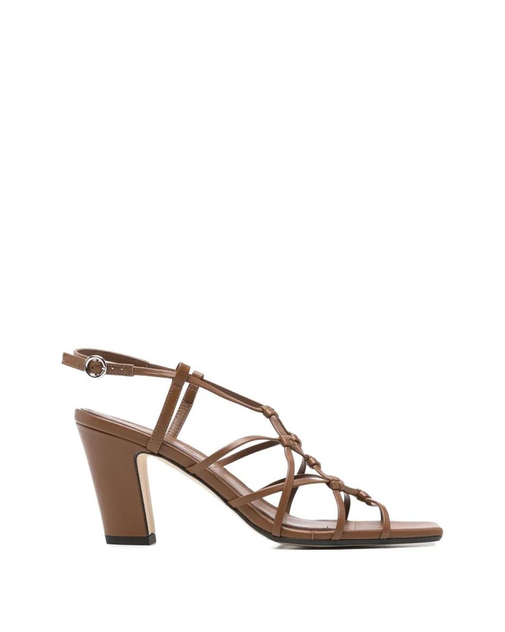 Aeyde Brown Acacia Heeled Sandals