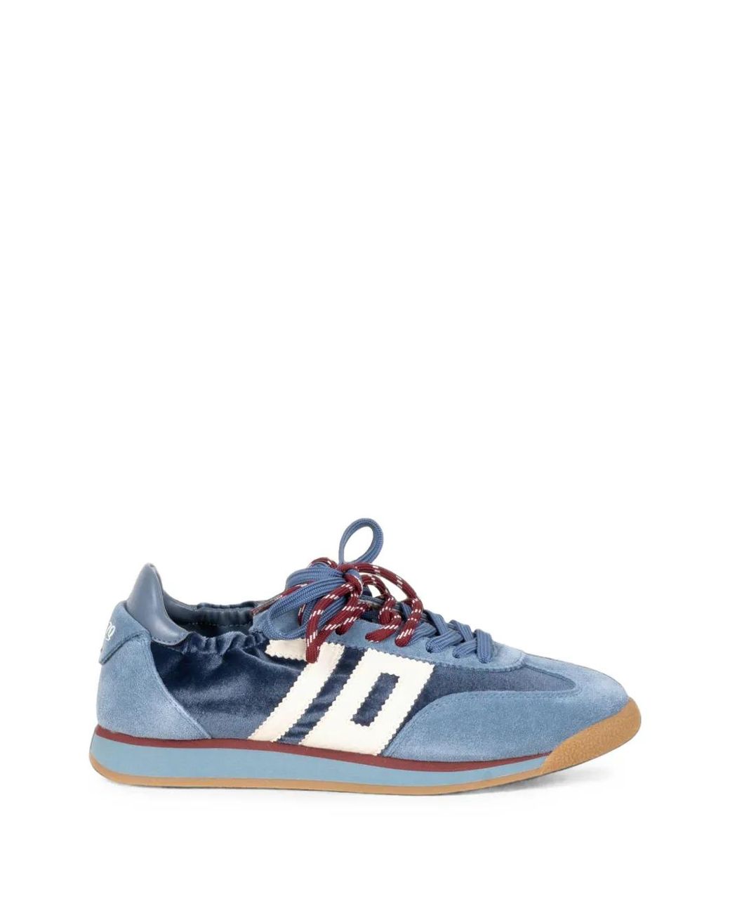 Back 70 Blue Rocket Logo-Patch Sneakers