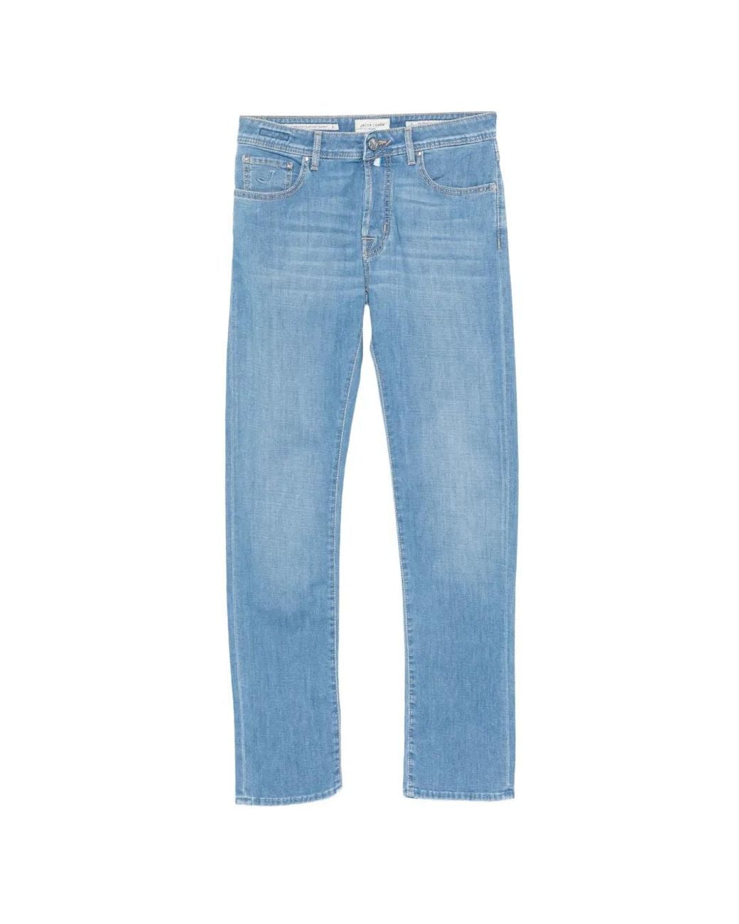 Jacob Cohen Blue Bard Belt-Loops Jeans for men