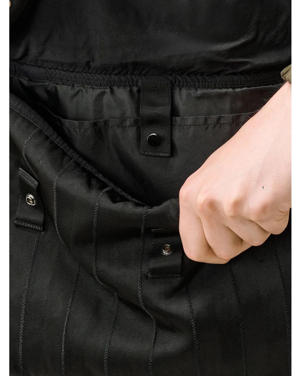 C P Company Black Herringbone Mixed Bag for men