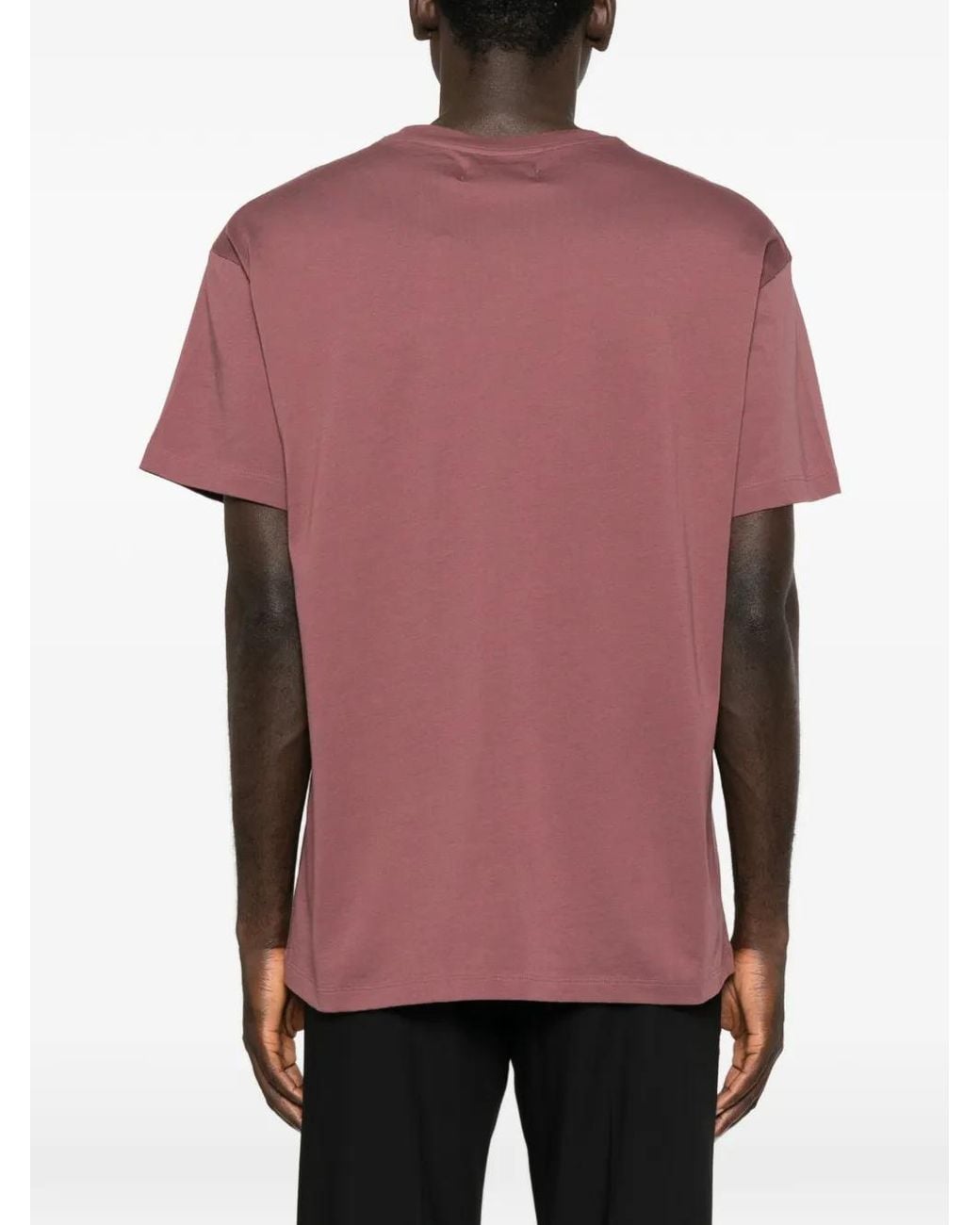Vivienne Westwood Pink Orb-Embroidered T-Shirt for men