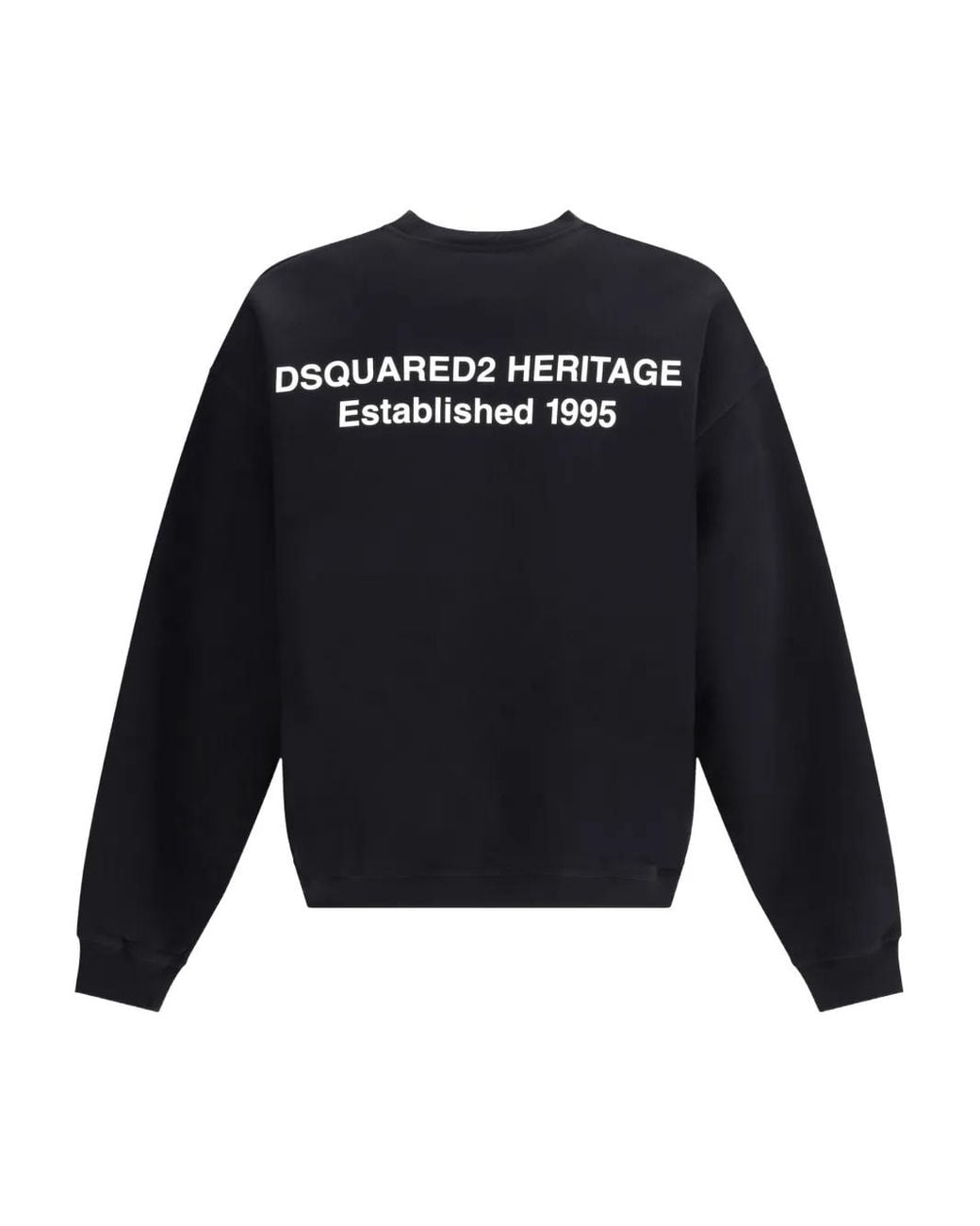 DSquared² Blue Logo-Print Crew-Neck Sweatshirt for men