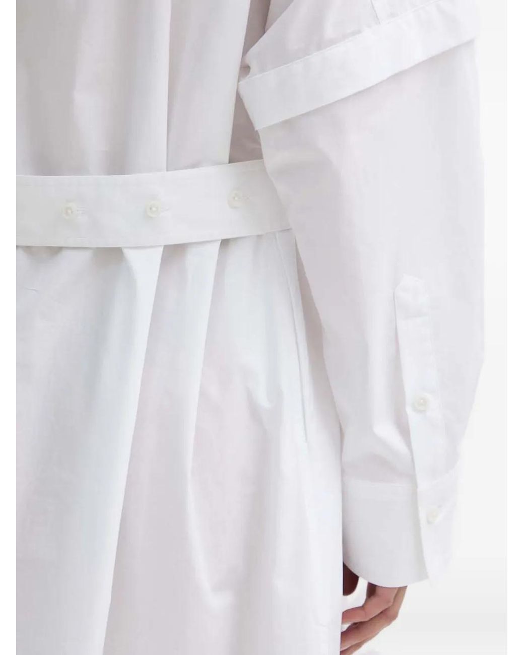 IVY & OAK Layered Shirt Dress in White | Lyst
