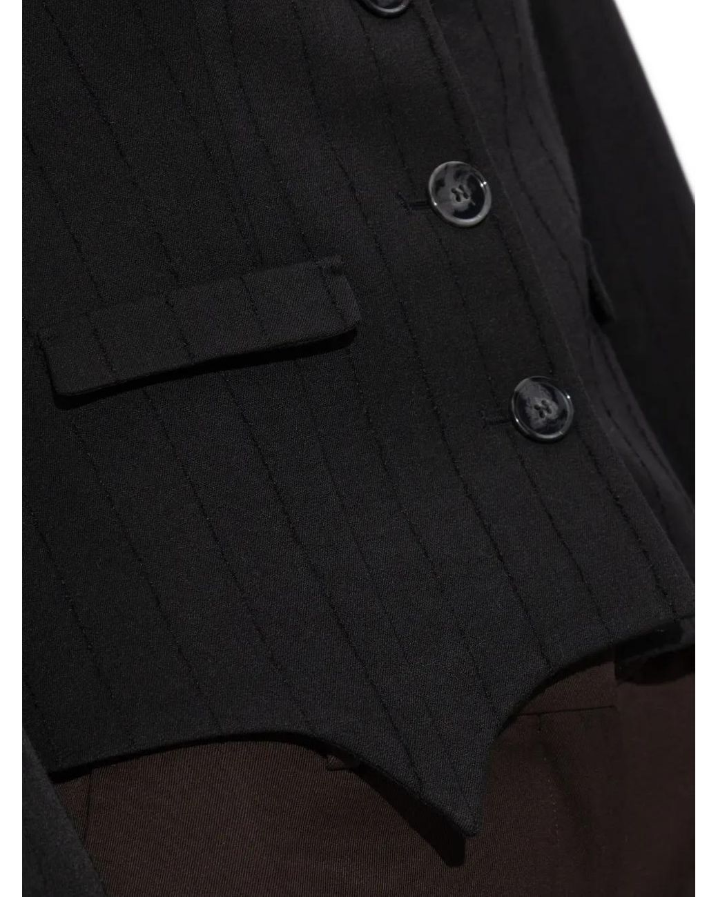 Chaqueta Petite A Rayas Diplomáticas AVAVAV de color Black