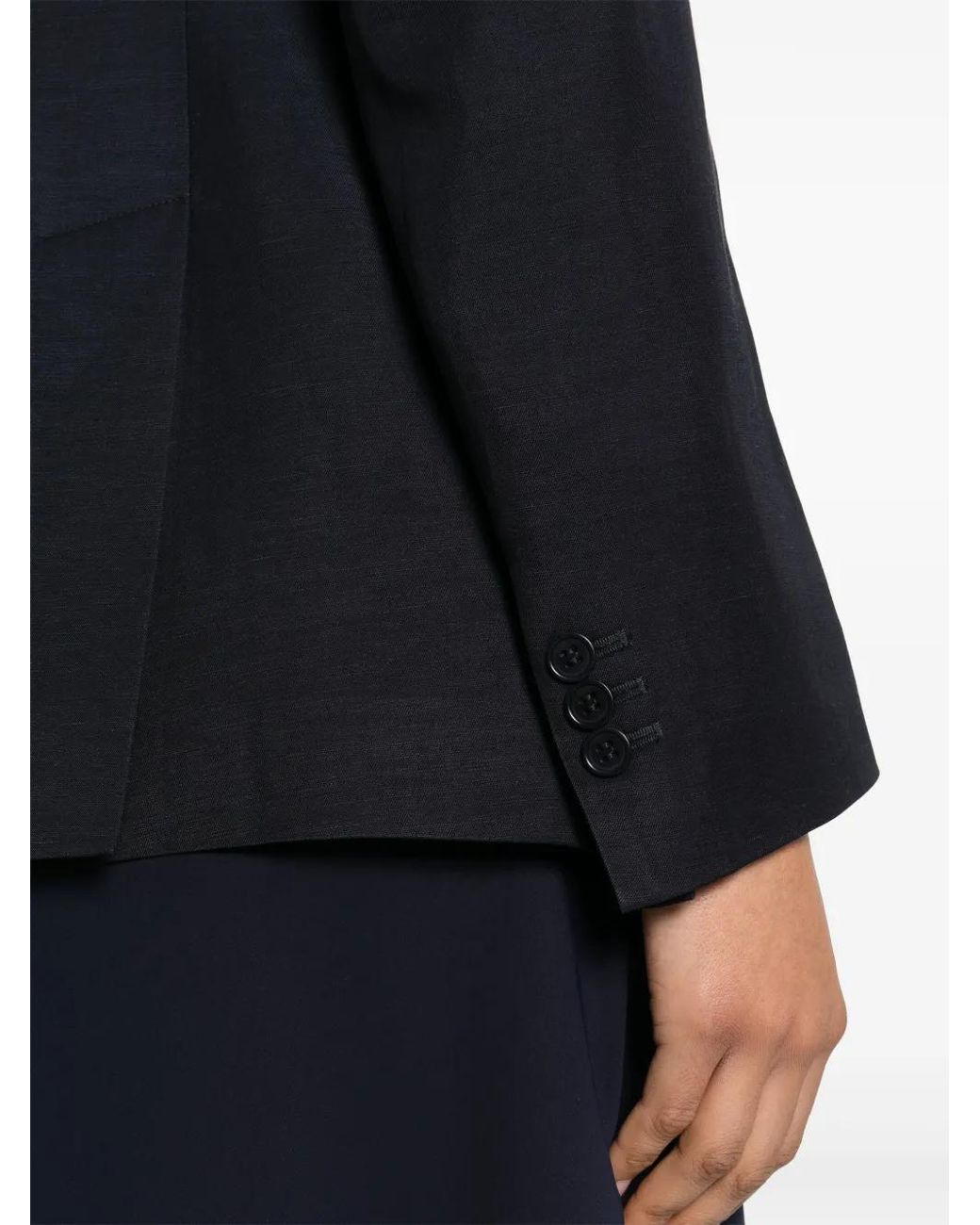 P.A.R.O.S.H. Blue Single-Breasted Blazer