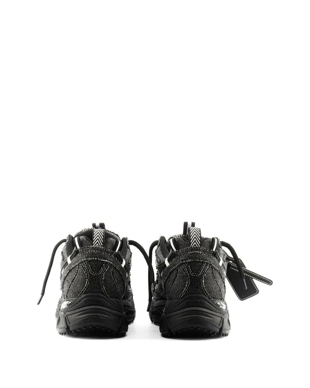 Off-White c/o Virgil Abloh Black Be Right Back Denim Sneakers for men