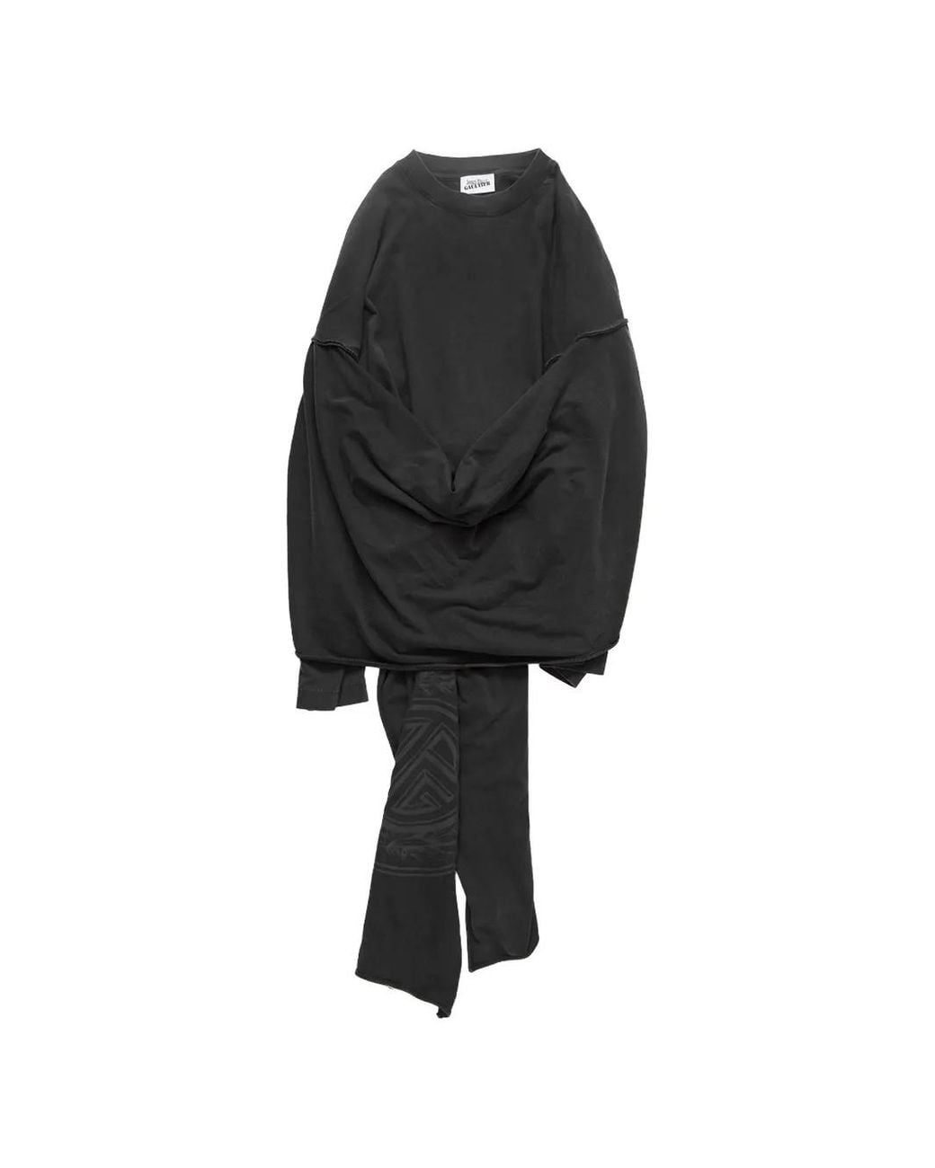 Jean Paul Gaultier Black Logo Sweatshirt for men