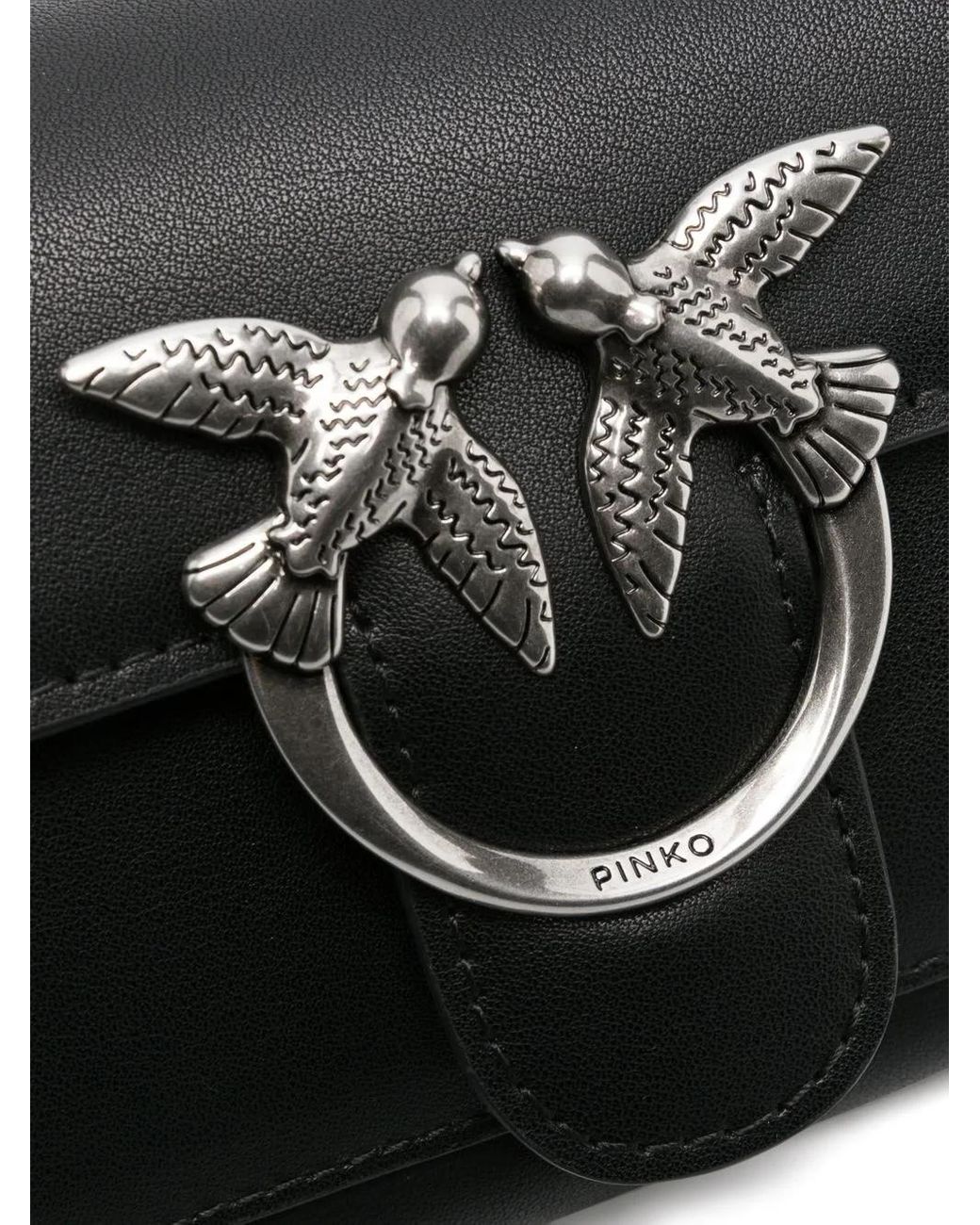 Pinko Black Love One Wallet On Chain