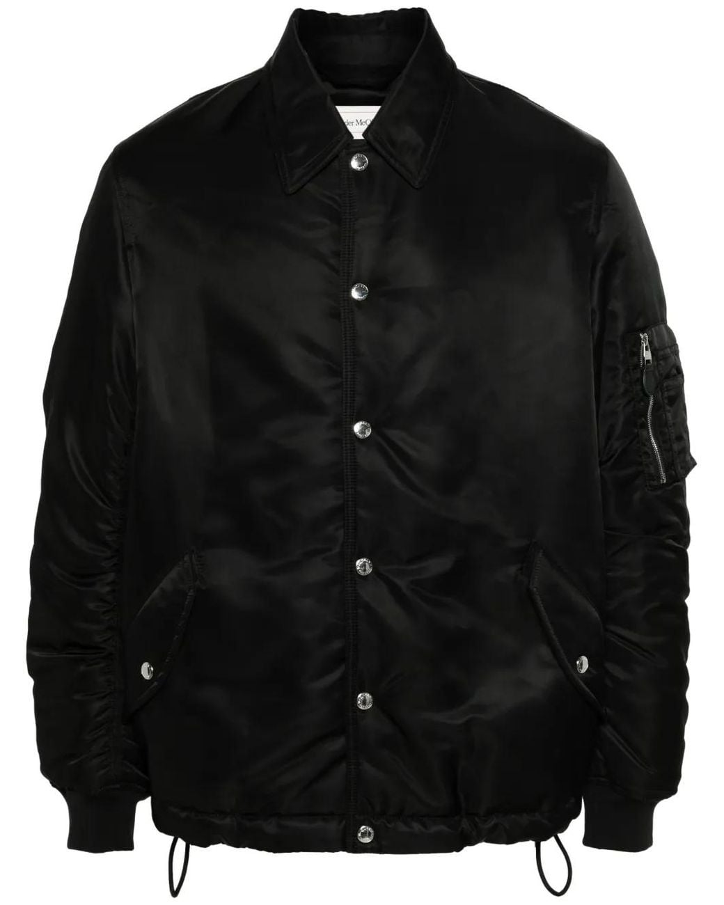McQueen Black Coach Jacket for men