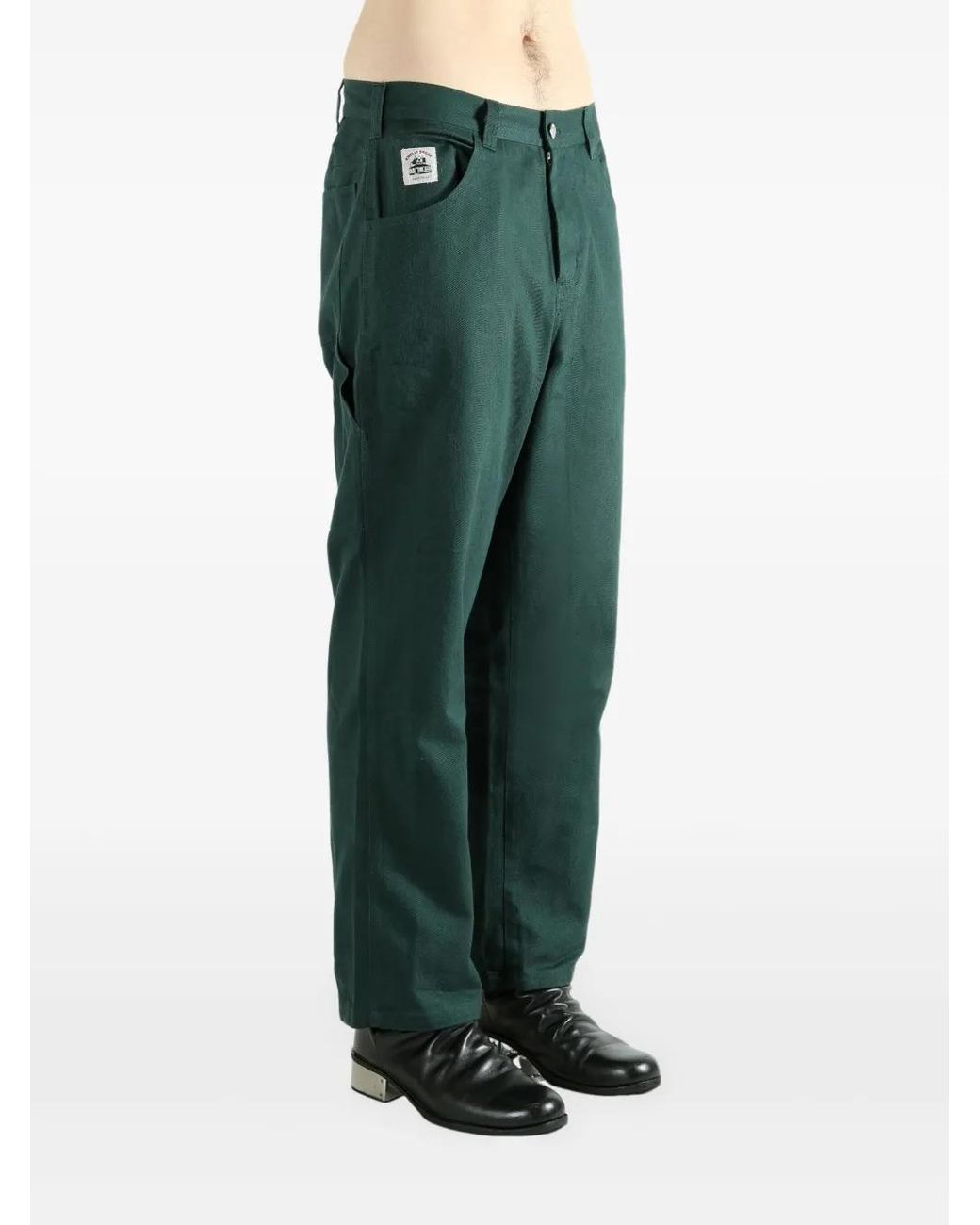 Bode Green Knolly Brook Trousers for men