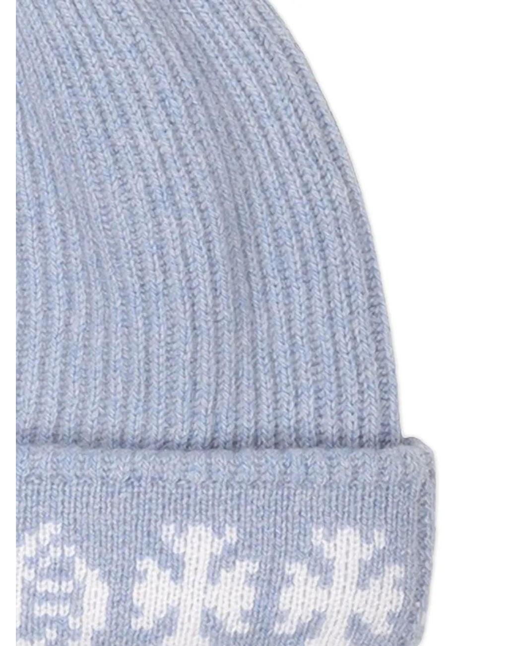 Chrome Hearts Big Daddy Cashmere Beanie in Blue for Men | Lyst