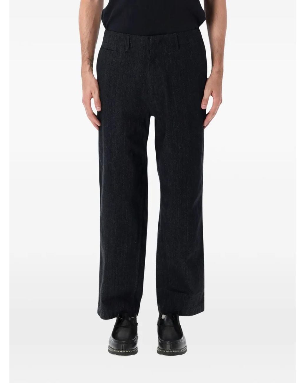 Nanamica Black Straight-Leg Jeans for men