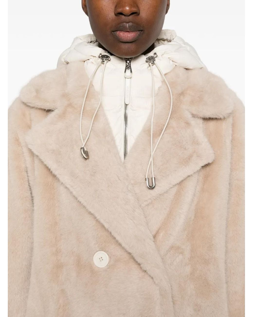 Rudsak White Faux-Fur Padded Coat