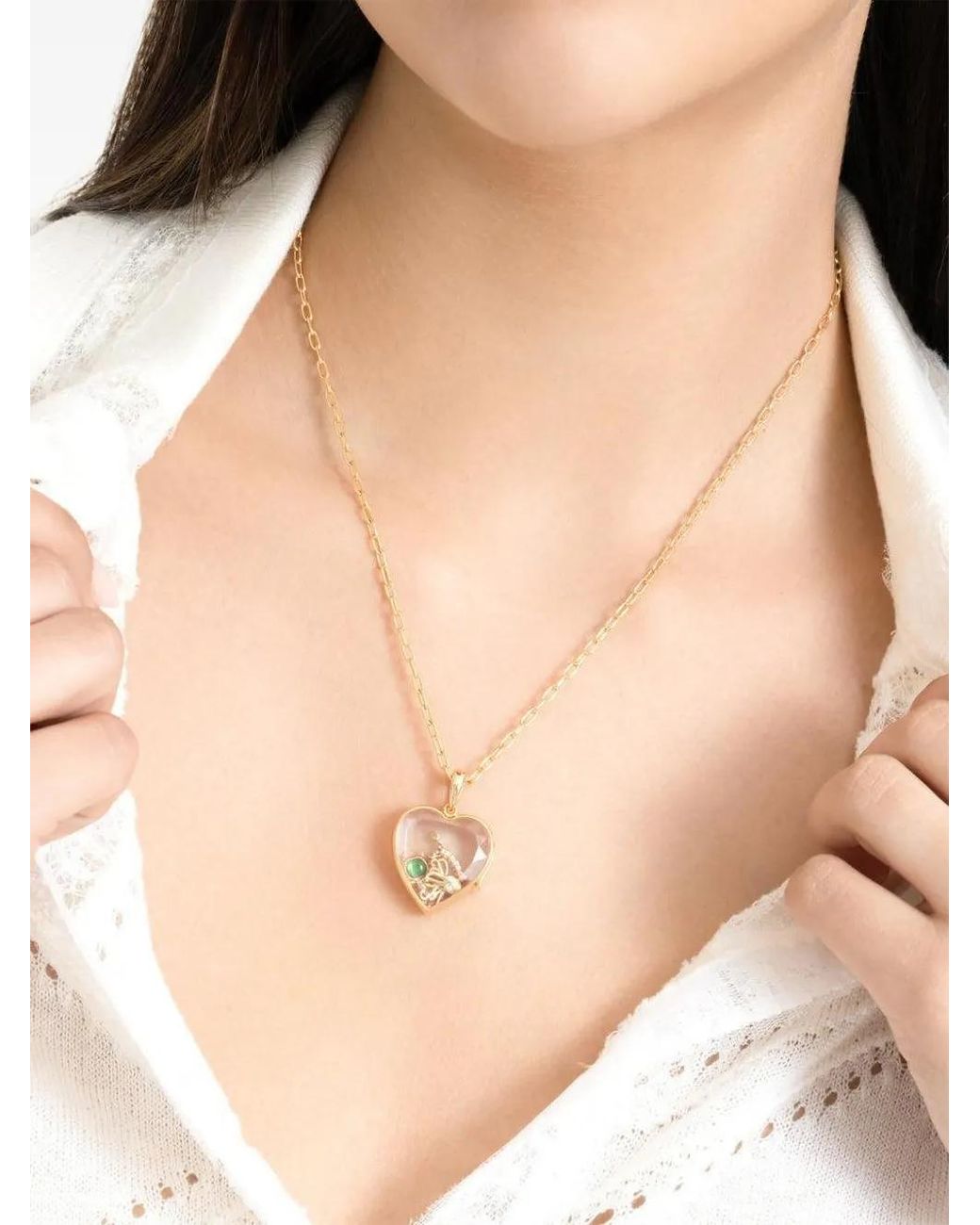 Loquet London Green Sea Turtle Tsavorite Charm