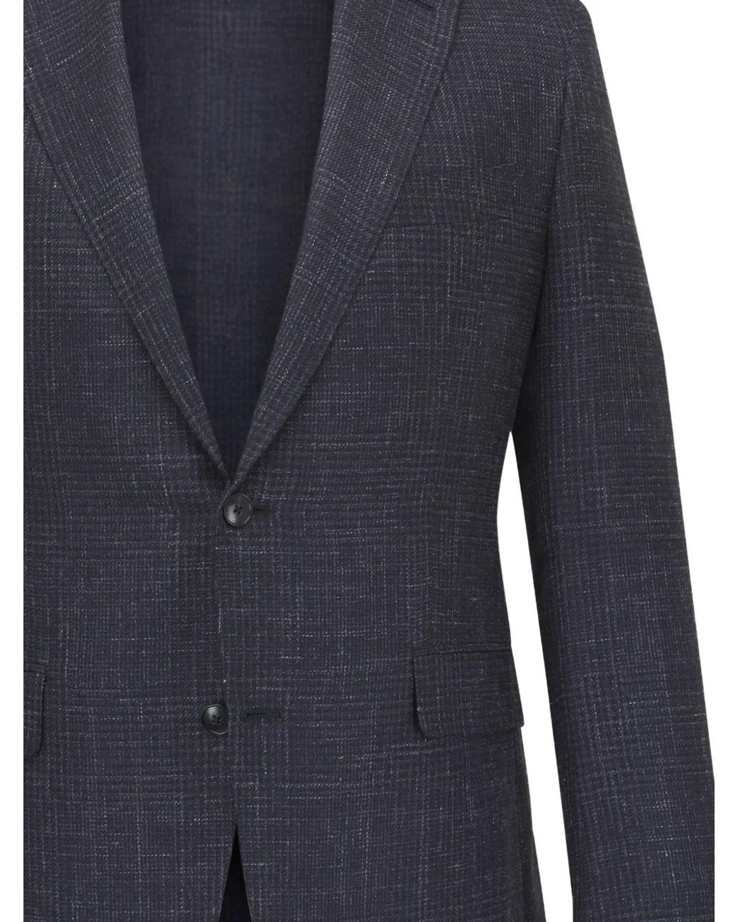 Atelier Munro Blue Single-Breasted Blazer for men